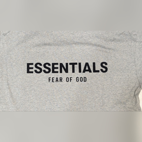 BRAND NEW Essentials Fear of God T shirt Dark Oatmeal (SS22) Size S - Picture 6 of 11